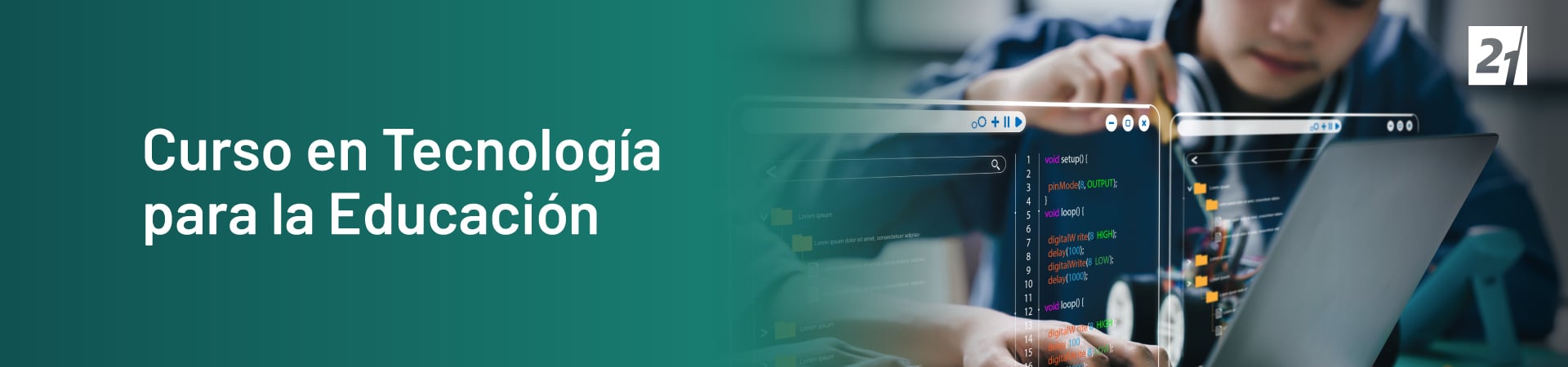 Header Desktop Curso en Tecnología para la Educación